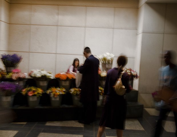 Buying flowers